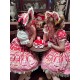 Starry Fantasy Ode To The Strawberry Blouse JSK OP and Sets(Reservation/3 Colours/Full Payment Without Shipping)